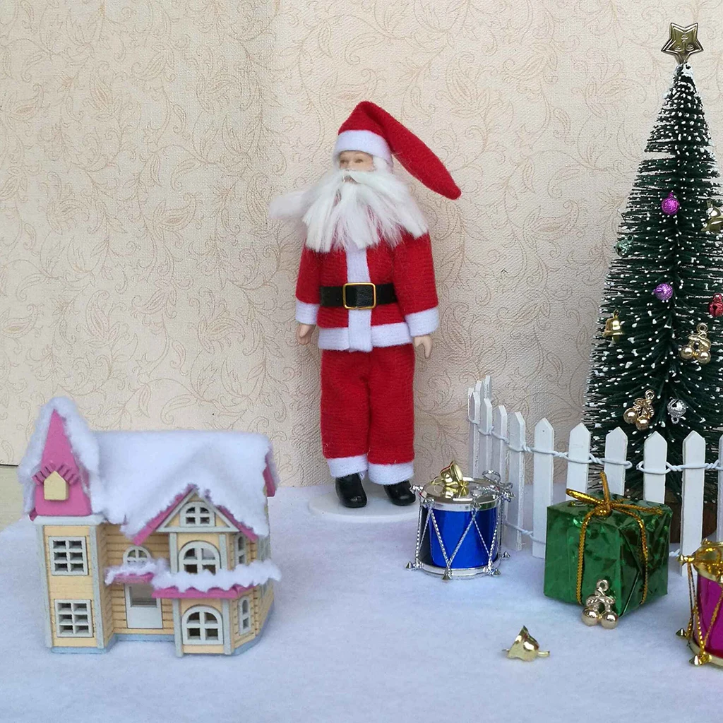 DIY Mansion Double Attic Villa Doll House with Furniture and Accessories 1/12 Scale Fairy Tale Cottage