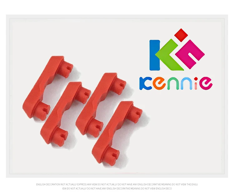 

200pcs/lot Kennie DIY MOC Building Blocks Compatible with EV3 technology crawler accessories red rubber anti-slip 6036424