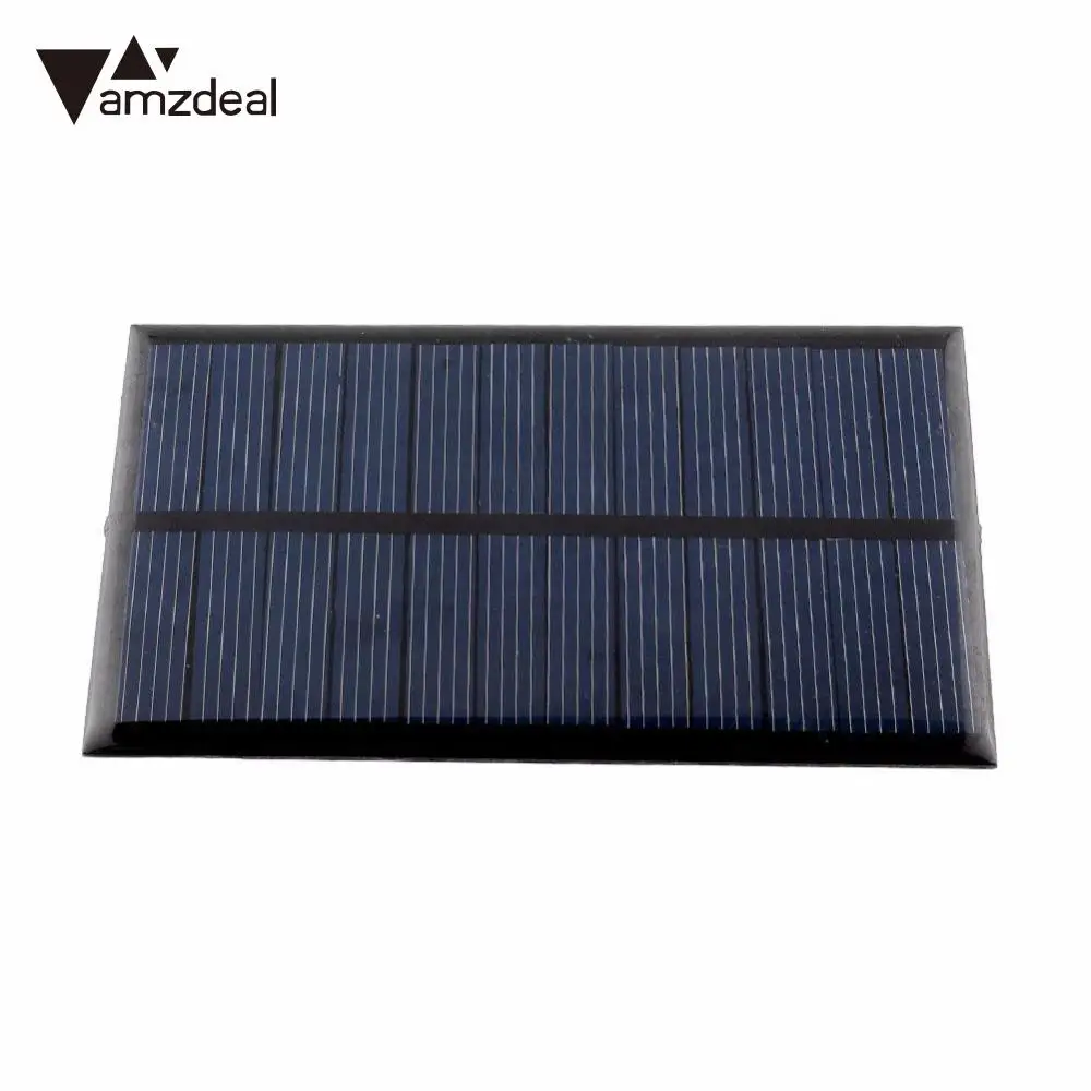 

amzdeal New 80 pcs 6V 1W Solar Panel Module DIY For Light Battery Cell Phone Chargers Outdoor Powerbank Power Supply Solar Board