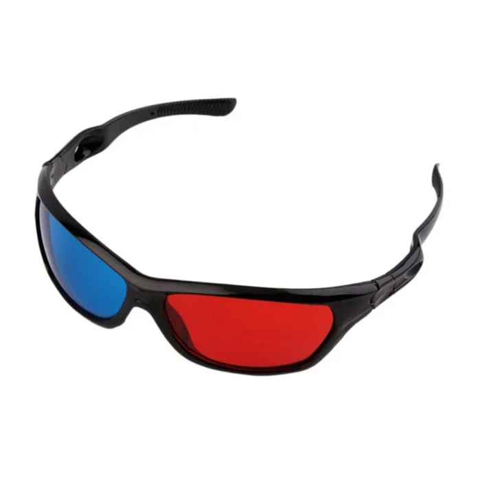 High Quality 3D Vision Glasses Red Blue Plasma TV Movie Dimensional Anaglyph Framed