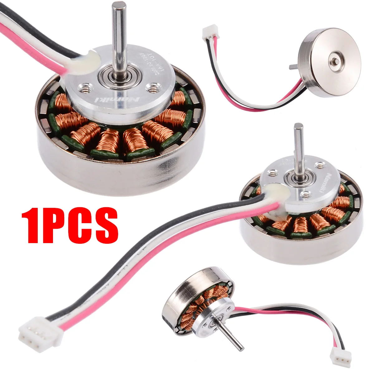 DC 5V-12V Brushless Rare Earth Motor 16-Pole 3 Phase External Rotor Motor Outer Rotor For Car Quadcopter
