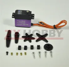 digital Mid aluminium metal gears high voltage coreless standard font b servo b font