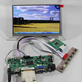 

HDMI VGA DVI Audio lcd controller board NT68676 Tcon board 7inch AT070TN83 V1 800x480 Lcd