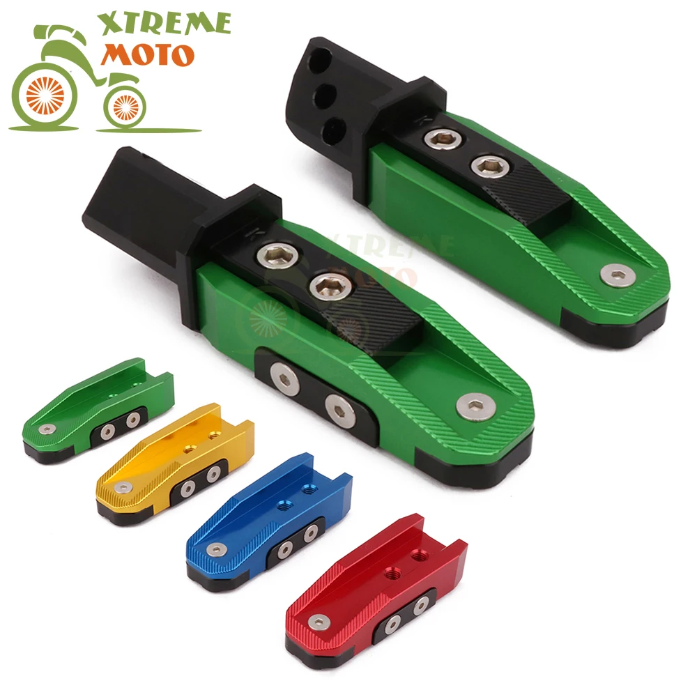 

Motorcycle Green Billet Foot Pegs Footrests Pedals For KAWASAKI ZX6R ZX10R ZX7R ZX9R ZX12R ZX 6R 7R 9R 10R 12R Z750 Z800 Z1000