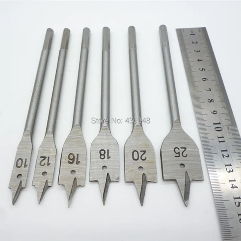 Wood Flat Drill Bit Set