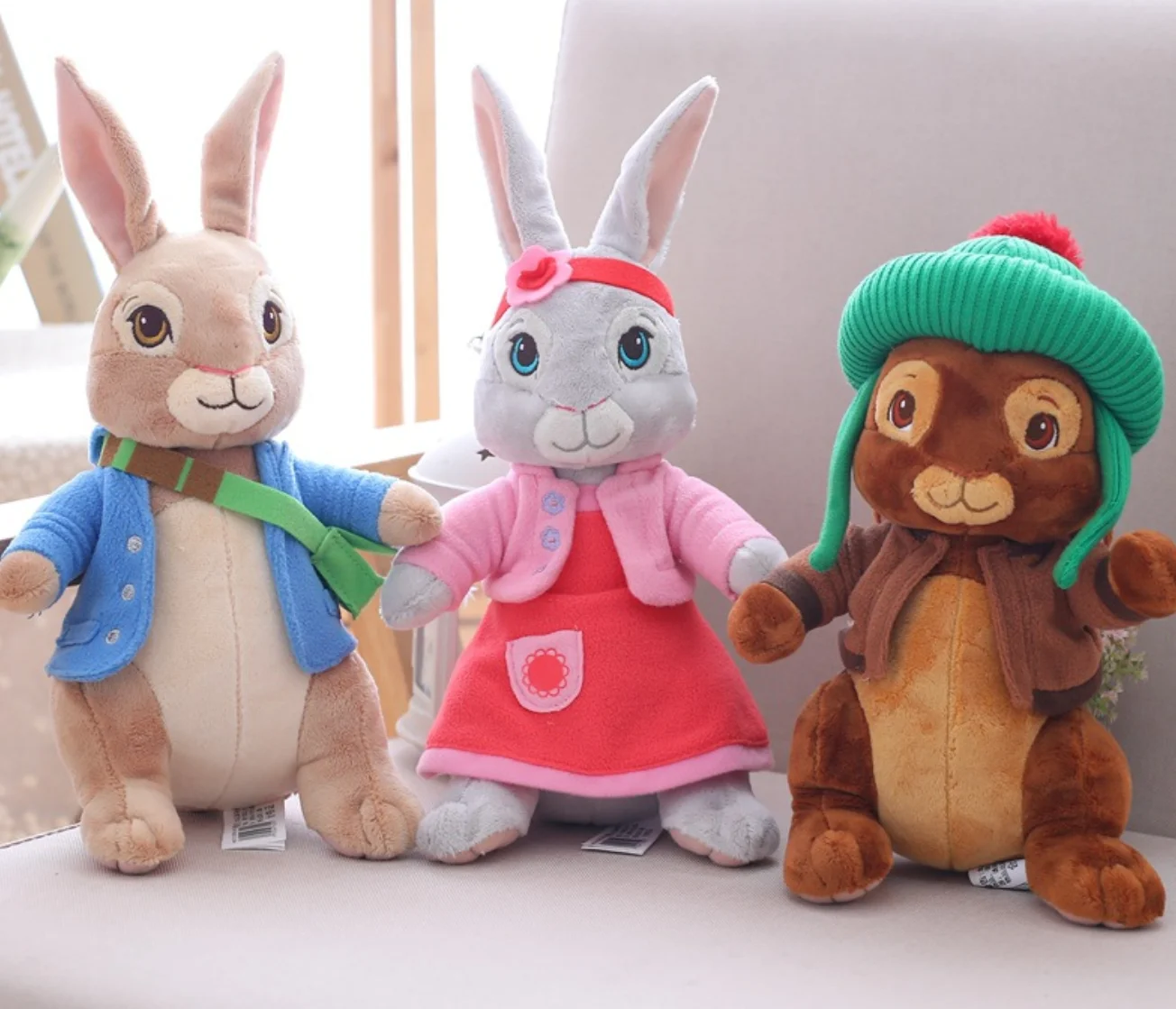 30CM Soft And lovely Plush Animals Moive Character Lily Benjamin Rabbit