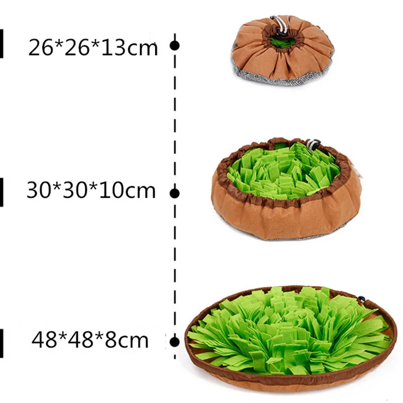 Коврик для кормления собак, нюхательный коврик для собак маленький/Тренировка большой собаки коврик для домашних животных для работы в носу одеяло нескользящий коврик для активности домашних животных для собак игрушки 23
