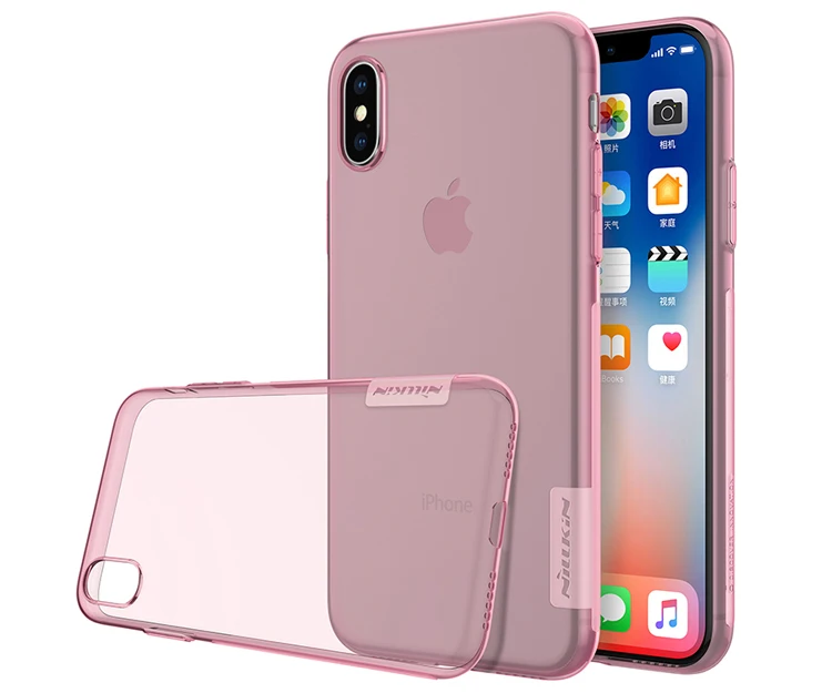 Чехол для iphone XS Max NILLKIN из ТПУ, прозрачный, мягкий чехол-накладка для iphone xs max x xr 5 s se 6