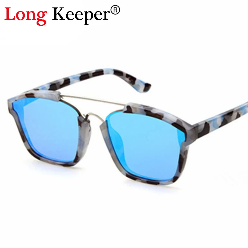Солнцезащитные очки Long Keeper в стиле звезд для мужчин и женщин абстрактные модные