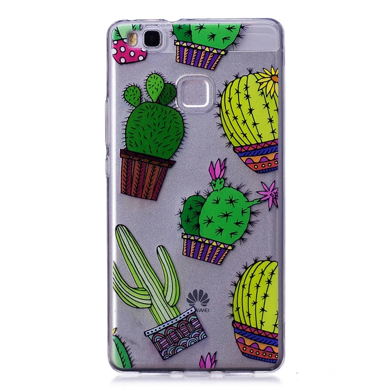 

Soft TPU Case For Huawei P9 lite Case Clear Silicone Back Phone Cover Case for Huawei P9 lite Coque Capinha