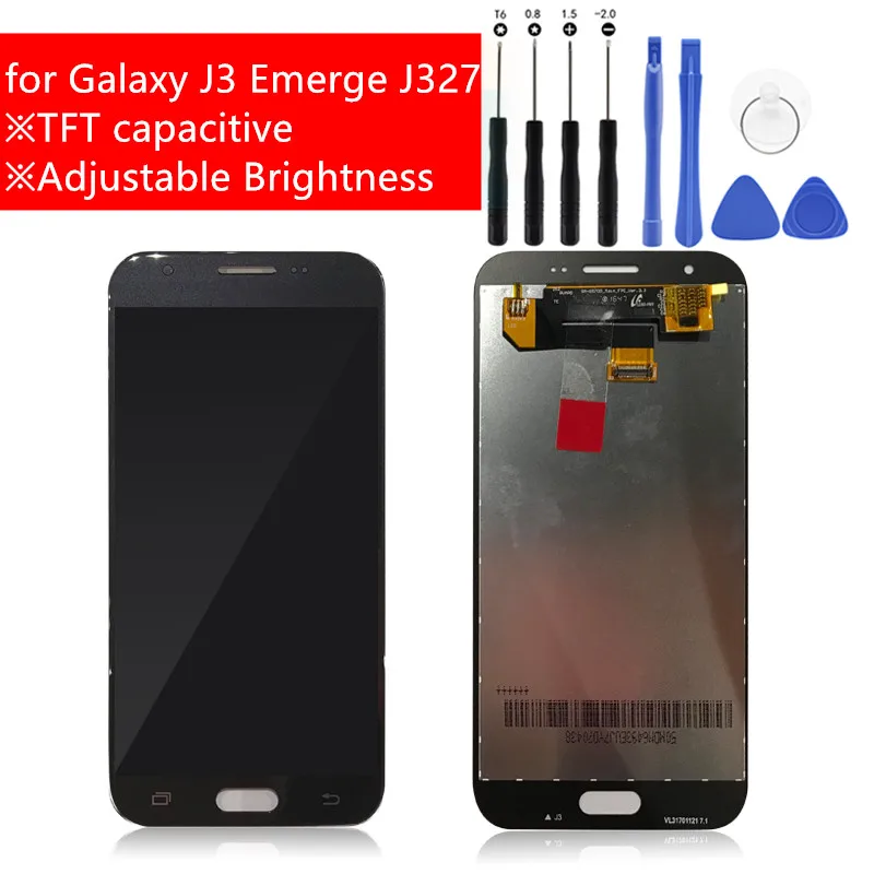 ЖК дисплей с сенсорным экраном и дигитайзером в сборе для Samsung Galaxy J3 Emerge J327 2017
