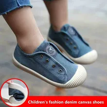 Kids Shoes Boys Summer Children's Denim Canvas Shoes Casual Soft Sneaker Baby Toddler Shoes Girls Loafers Moccasins High Quality