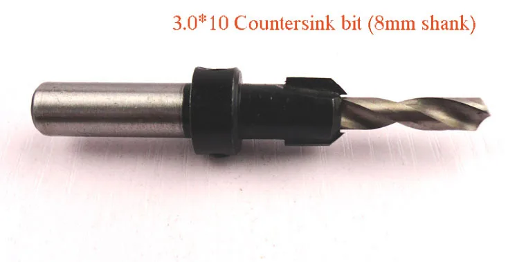 

3.0*10 Countersink bit (8mm shank)