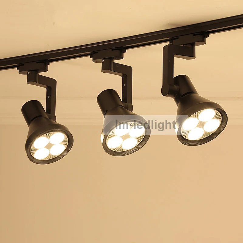 

fast free ship LED Track Lighting 30W e27 PAR30 lamp track lighting warm white day white pure white 50pcs/lot