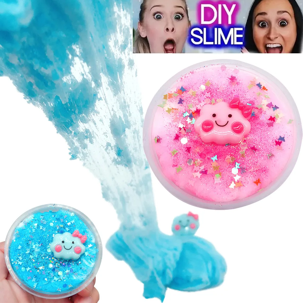 Slime Putty Stress Relief Magic MultiColor Clouds Mud Fluffy Floam Toy Scented Sludge Toys Gift L831 | Игрушки и хобби