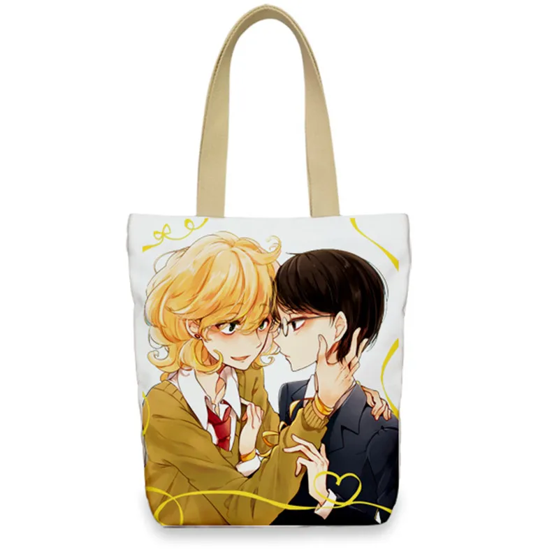 BL Fujoshi Мужская Любовь Yaoi Doukyusei Sajo Kusa Kubb Хара сумка с мультяшным принтом Наплечная