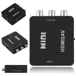 Мини 1080 P HDMI Композитный RCA Аудио Видео AV CVBS конвертер адаптер для HDTV