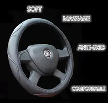 Car Interiors , Steering wheel covers , Warmer Hands In Winter, Cooler Hands In Summer, Universal Fits 38cm/15″ ,prevent slip