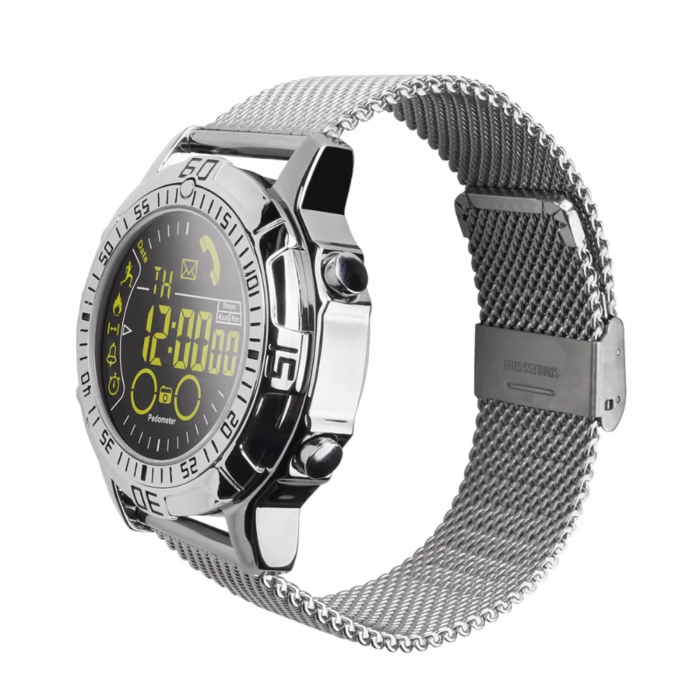 

EX28A Outdoor Sports Smart Watch 5ATM Waterproof Temperature Measurement Air Pressure Heart Rate Pedometer better than EX18