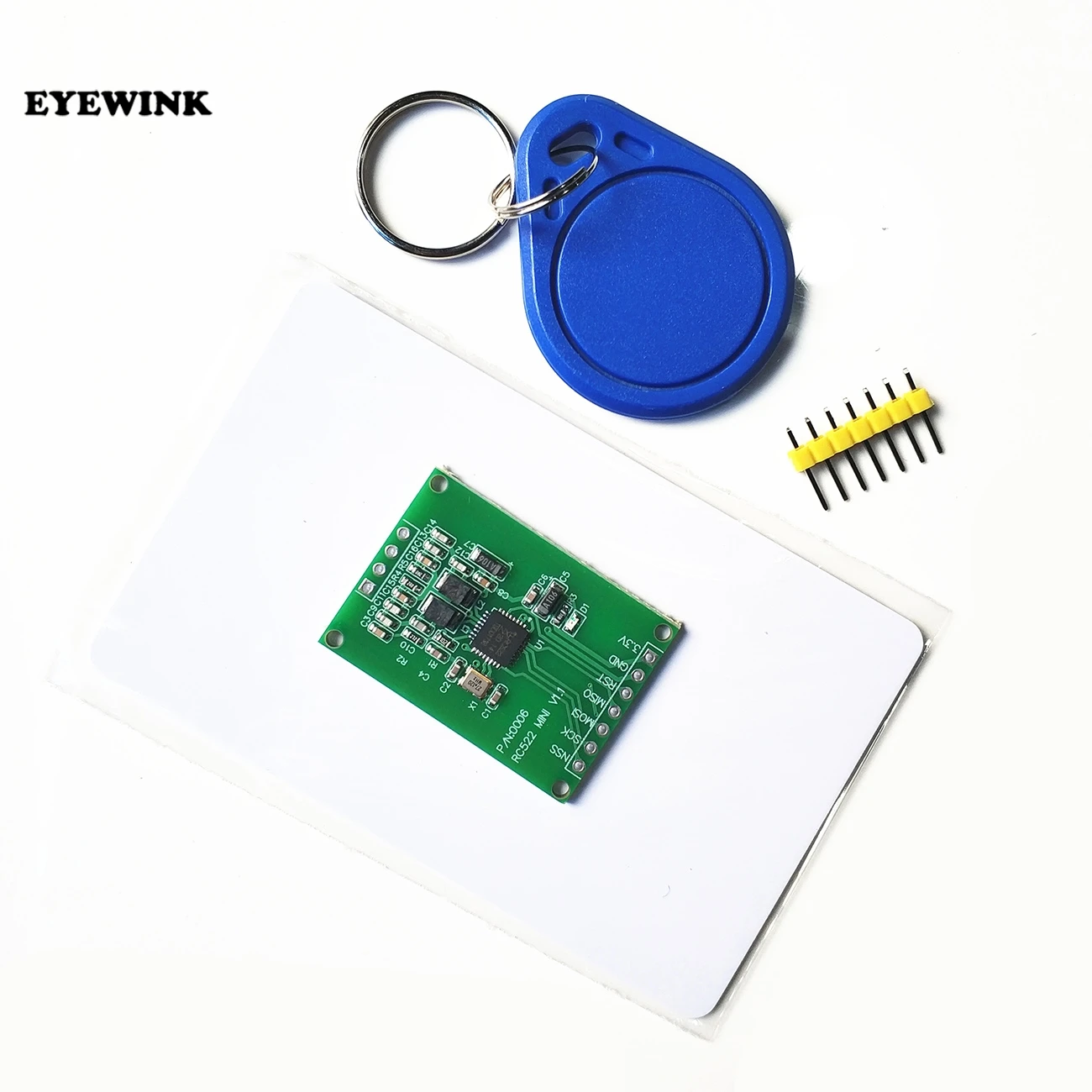 

SPI RC522 RFID Module Card Reader Sensor Module Writer Module SPI Interface IC Card RF Ultra-Small RC522 13.56MHz