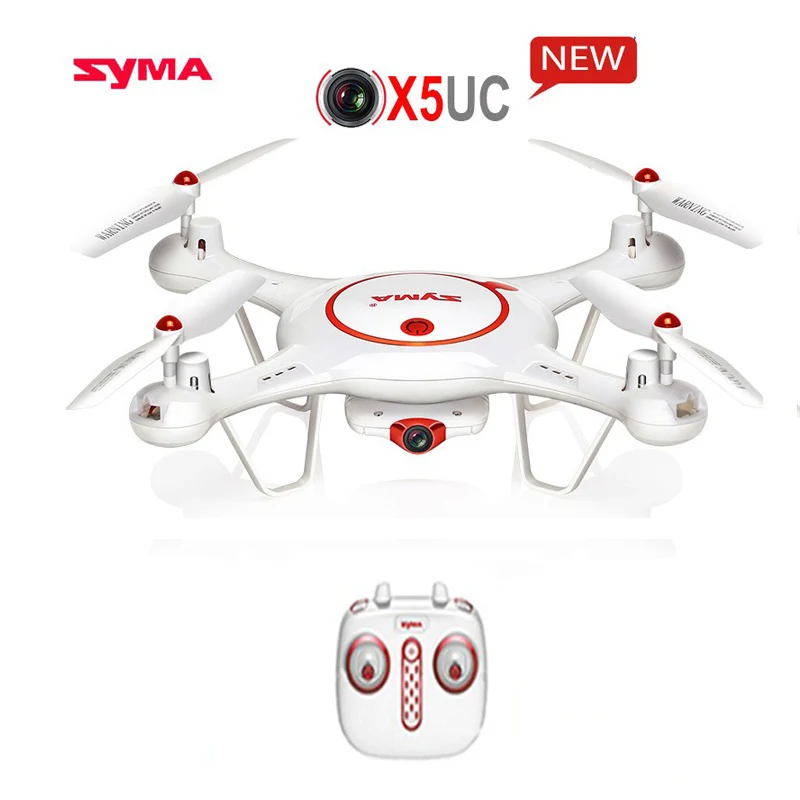 

Upgrade X5C Latest SYMA X5UC Helicopter With 2.0MP HD Camera Drone Hover Function Headless Model One Key Land RC Quadcopter
