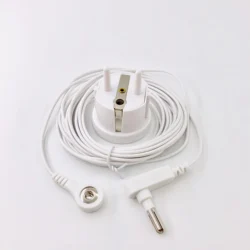 Earthing Socket plug with grounding cord for Earthing sheet / pillow case / earthing mat