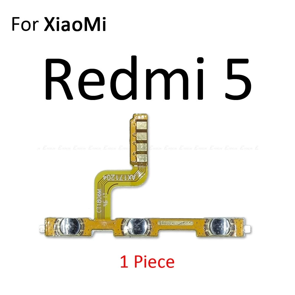 Кнопка регулировки громкости источник энергии кнопка включения выключения гибкий кабель для Xiaomi Redmi 3X3 S 4A Note 7 6 2 5A 6A 5 Plus 4 3 Pro 4X Global - Цвет: For Redmi 5