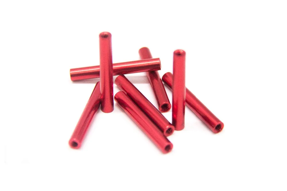 

TCMMRC QAV250 M3x35mm Aluminum Column Bright Red for ZMR250 Quadcopter RC Drone Frame