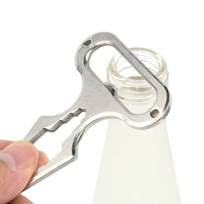 Topvico 5 шт./упак. брелок для самозащиты инструменты для защиты открывалка для бутылок из нержавеющей стали Личная Защита Безопасность