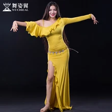 Танец живота, костюмы для танца живота, женское платье, Wuchieal, Брендовые костюмы для восточных танцев QC2638