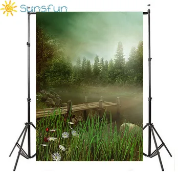 

Sunsfun 3x5ft Forest Fairy Tale Nature Photography Background For Studio Photo Props Vinyl Photographic Backdrops Cloth HB75