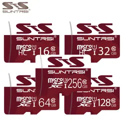 Suntrsi Micro SD Card 256 GB U3 4 K видео Class 10 высокая Скорость карты памяти 128 ГБ 32 ГБ, 64 ГБ U1 Class 10 SD Card для телефонов камеры