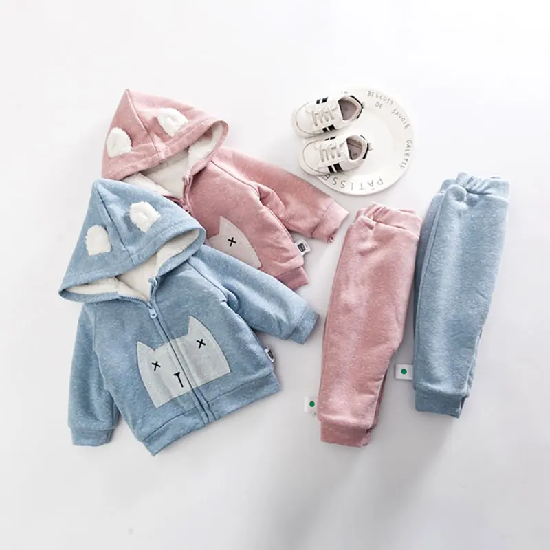 NEW Baby Boys Set 2018 Auntumn Winter Baby Girl Cotton Coat Thick Warm Coat Pants Warm New Outerwear Cute Jacket Clothing NEW Baby Boys Set 2018 Auntumn Winter Baby Girl Cotton Coat Thick Warm Coat Pants Warm New Outerwear Cute Jacket Clothing