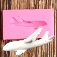 Aeronaves molde de silicone diy festa bolo decoração ferramentas cupcake topper cozinha cozimento chocolate doces fondant moldes