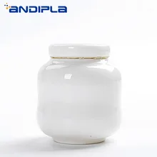 Креативный бутик белые фарфоровые контейнеры для чая из нефрита и фарфора чайная керамиковая чайница чайная канистра банки для хранения в форме тыквы кофейная банка для хранения домашнего декора