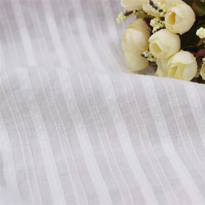 Белые хлопковые жаккардовые ткани, Детская одежда, Sen Костюмы, рубашка, юбка, ручной работы, аксессуары для одежды