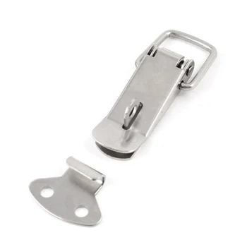 

CLOS 4 Pcs Chest Case Drawer Spring Loaded Draw Toggle Latch 2.8" Length