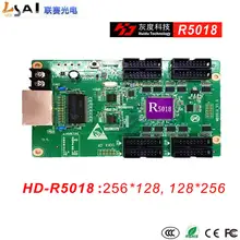 Réception HD R5018 256*128, 128*256 8 * HUB75E Deux ethernt ports, recevoir des données viagigabit ethernet câble