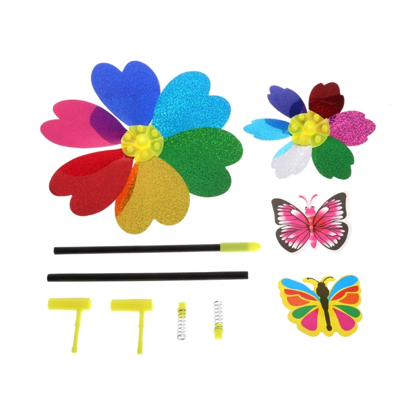 1PC Colorful Sequins Windmill Wind Spinner font b Home b font font b Garden b font