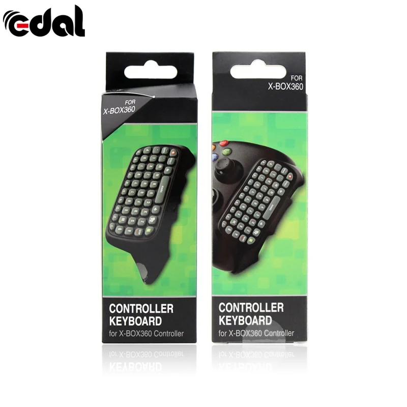  Wireless Controller Messenger Game Keyboard Keypad ChatPad For XBOX 360 Black White Game Accessorie