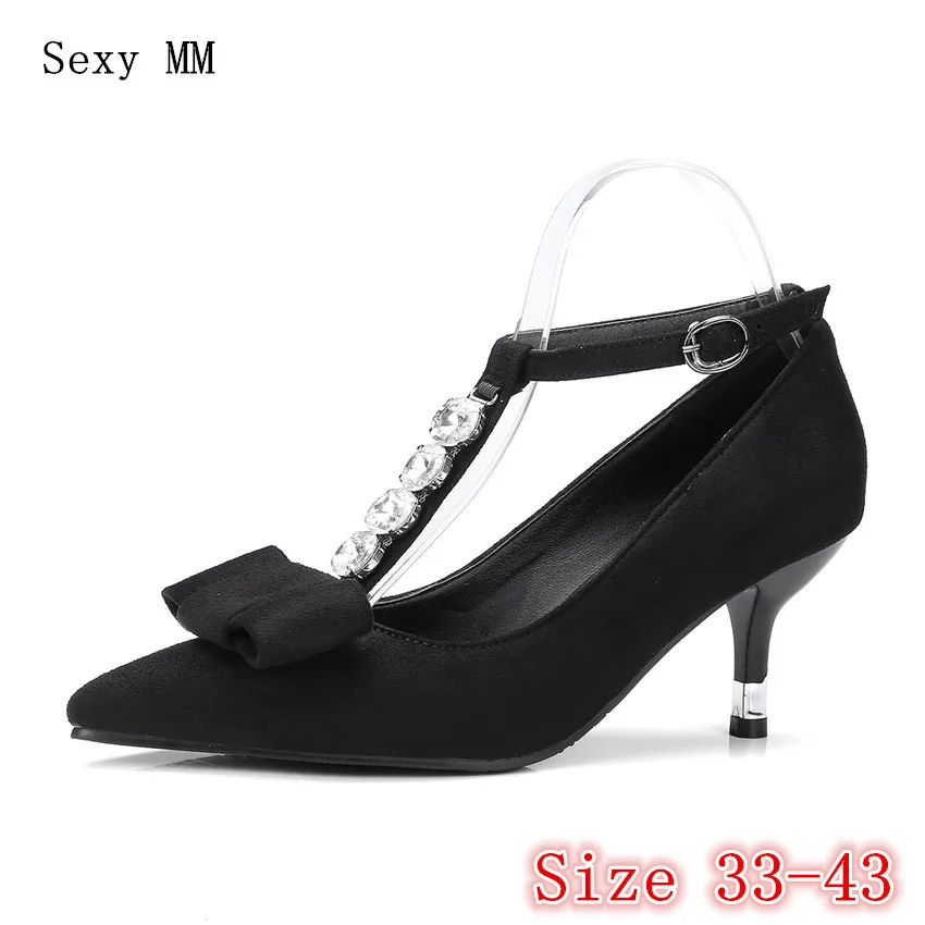41 Plus 43 Parti Femmes Noir Chaussures 42 rouge Chaton Mariage À Haute T 40 Taille Femme La Hauts Talons bracelet 33 De Stiletto Pompes Hw5x5q6B01
