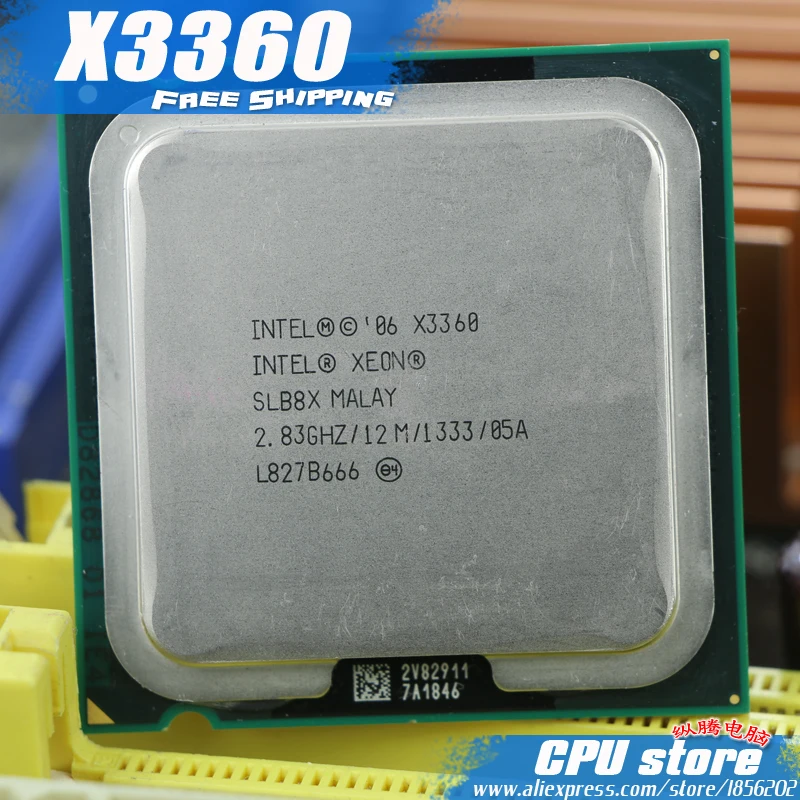 Intel Xeon X3360 Vs Core 2 Quad Q9550 Intel Xeon X3360 Quad Core 2.83GHz LGA 775 95W 12M Cache Server CPU
