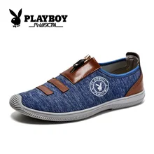 Playboy мужская летняя Влагонепроницаемая обувь из воздухопроницаемой ткани мужская повседневная обувь han edition сандалии с тканевым верхом CX39043
