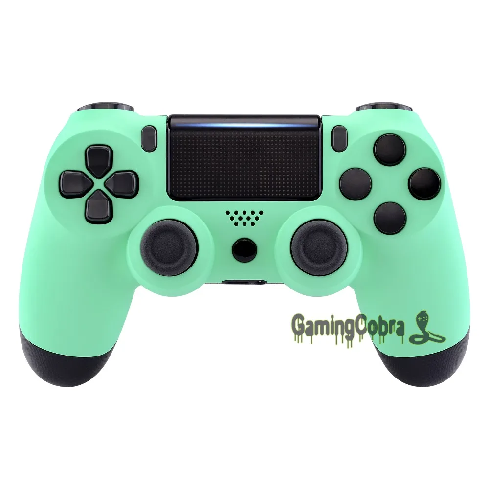 

Mint Green Soft Touch Faceplate Cover Top Housing Shell for PS4 Pro PS4 Slim Game Controller JDM-040 JDM-050 JDM-055 #SP4FX18
