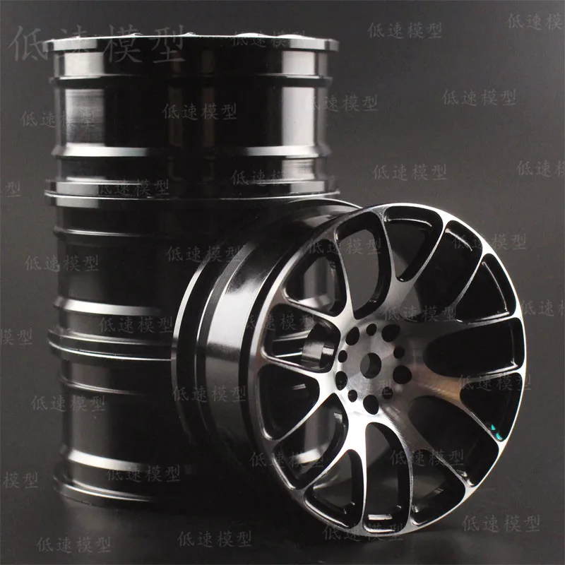 

4 pcs 1 Set Aluminum Alloy Metal Whee Rim Fit HPI HSP RC model 1:10 On-Road Racing Car for HSP94123/94122/94103 D4/D3/CS 7Y all