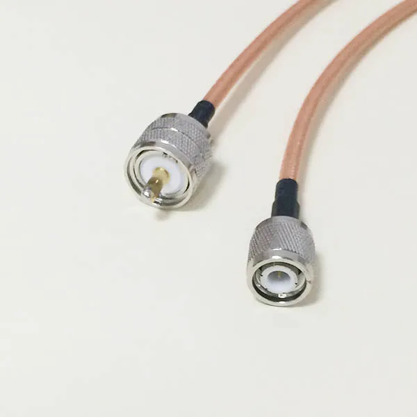 

High-quality low-attenuation UHF Male Plug PL259 Switch TNC Male Pigtail cable RG142 50CM 20" Adapter