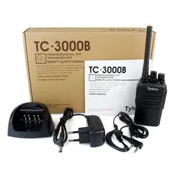 Черный Радио Двухканальные рации TYT tyera tc-3000b 4 Вт 16ch UHF 400-520 мГц сканирования VOX аварийной сигнализации + бесплатная гарнитура