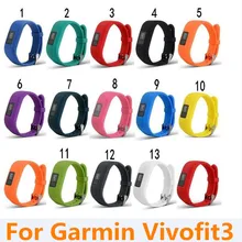 Новые Мягкие силиконовые сменные наручные часы ремешок для Garmin Vivofit3 Vivofit 3 для Garmin JR Детские ремешки для умных часов