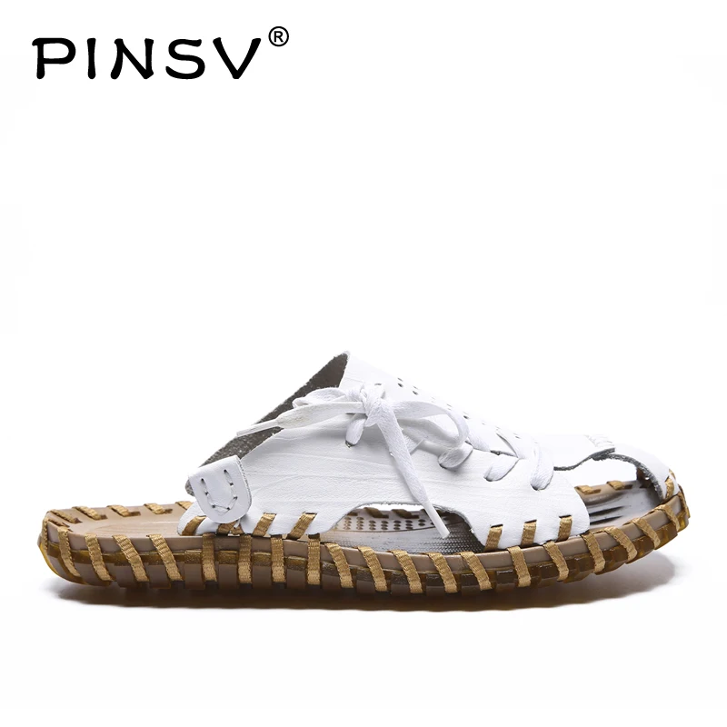 

Soft Bottom Summer Sandals Leather Men's Sandals New 2018 Men's Sandalias Men's Shoes XL 47