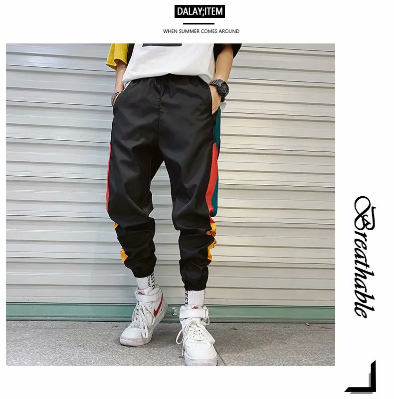 Homens de Moda Impresso High Street Harem Pant Para masculino